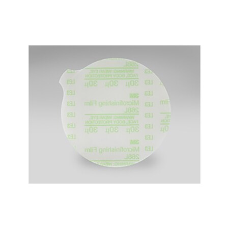 3M Hookit Microfinishing Film Disc 268L, 6 In X 3/8 In D/F 16Hl Type D, 30 Micron 7010509588